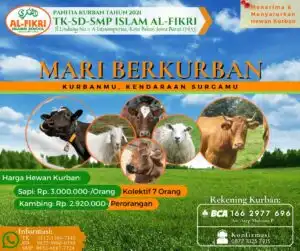 “Mari Berkurban” di Al-Fikri Islamic School