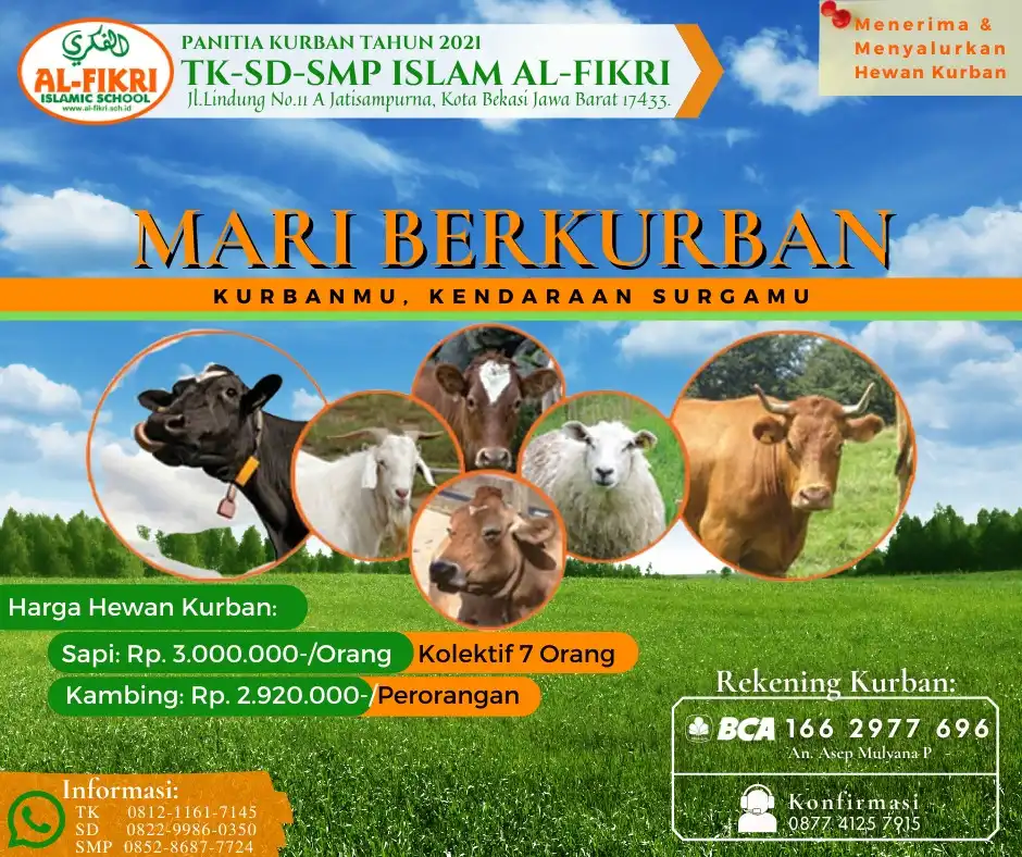 “Mari Berkurban” di Al-Fikri Islamic School